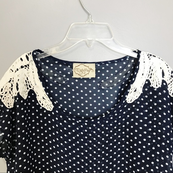 Boutique navy and white | Women’s blouse - Picture 2 of 3